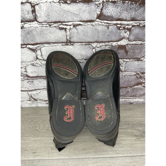 Justin Black Leather Front Zip Jodhpur Cap Toe Boots Women Sz 7M US/38EU PB500JR - Picture 7 of 16